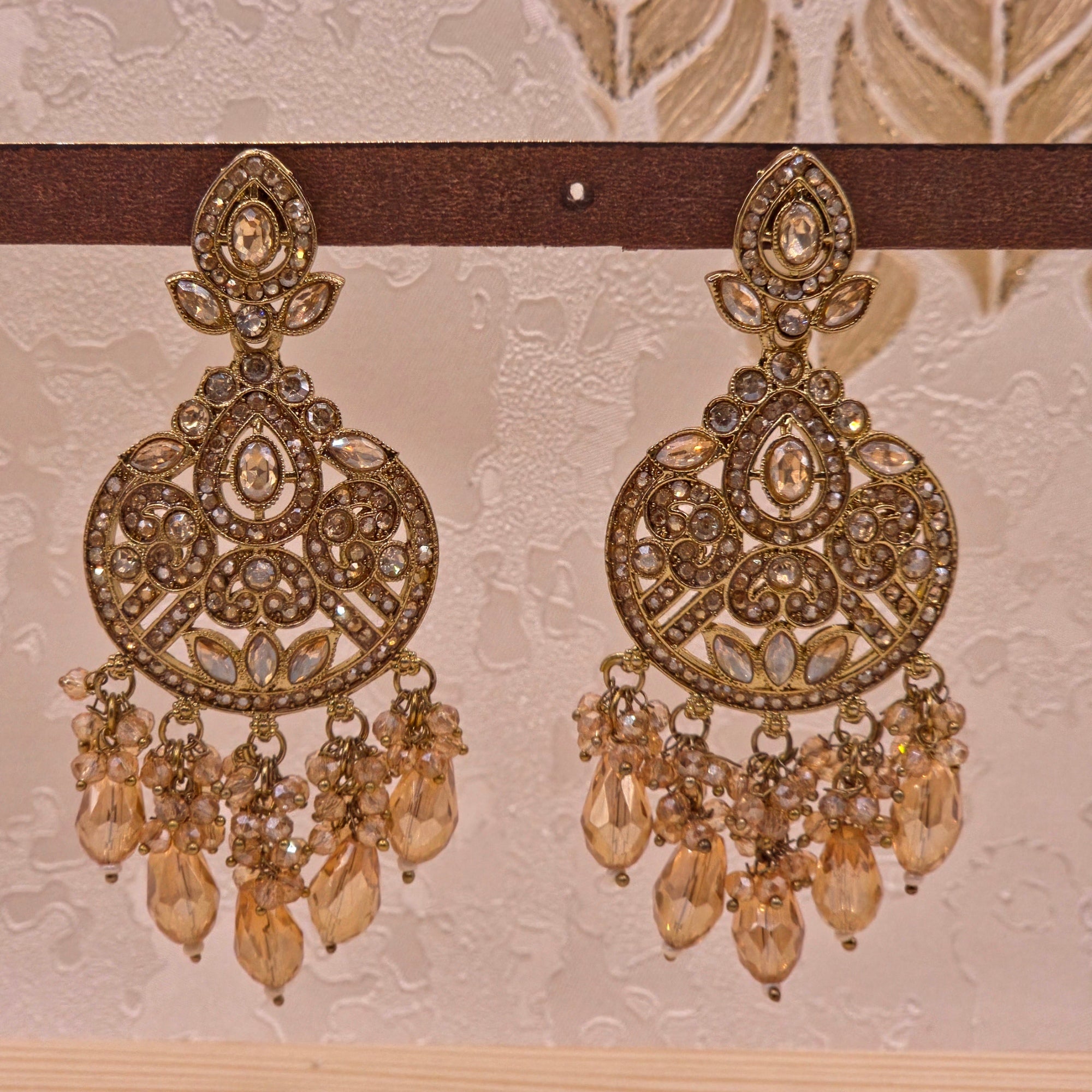 Kundan Chandbali Earrings