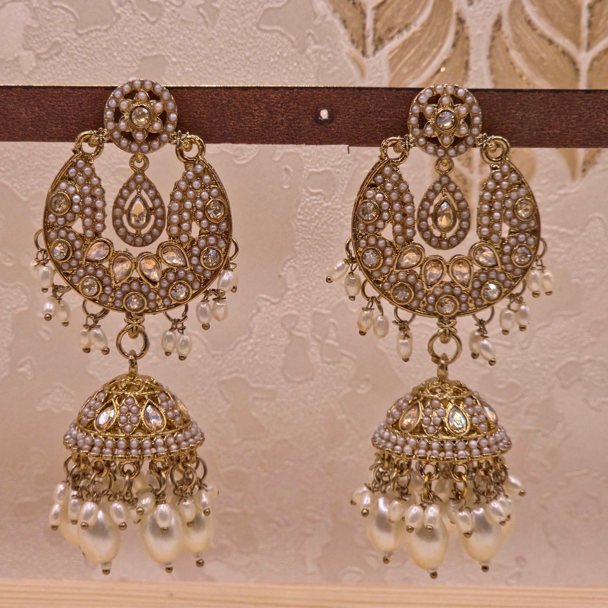 Ethnic Chandbali Jhumka