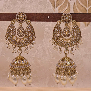 Ethnic Chandbali Jhumka