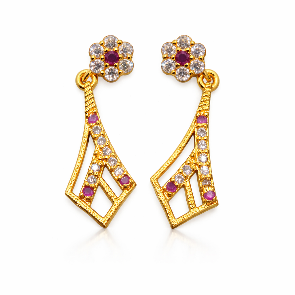 Celestial Bloom Drop Earrings