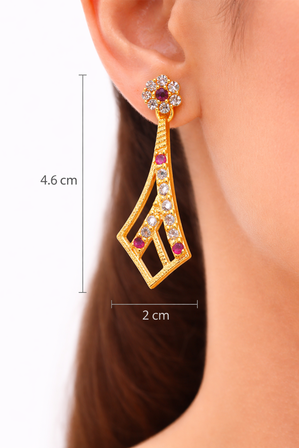 Celestial Bloom Drop Earrings