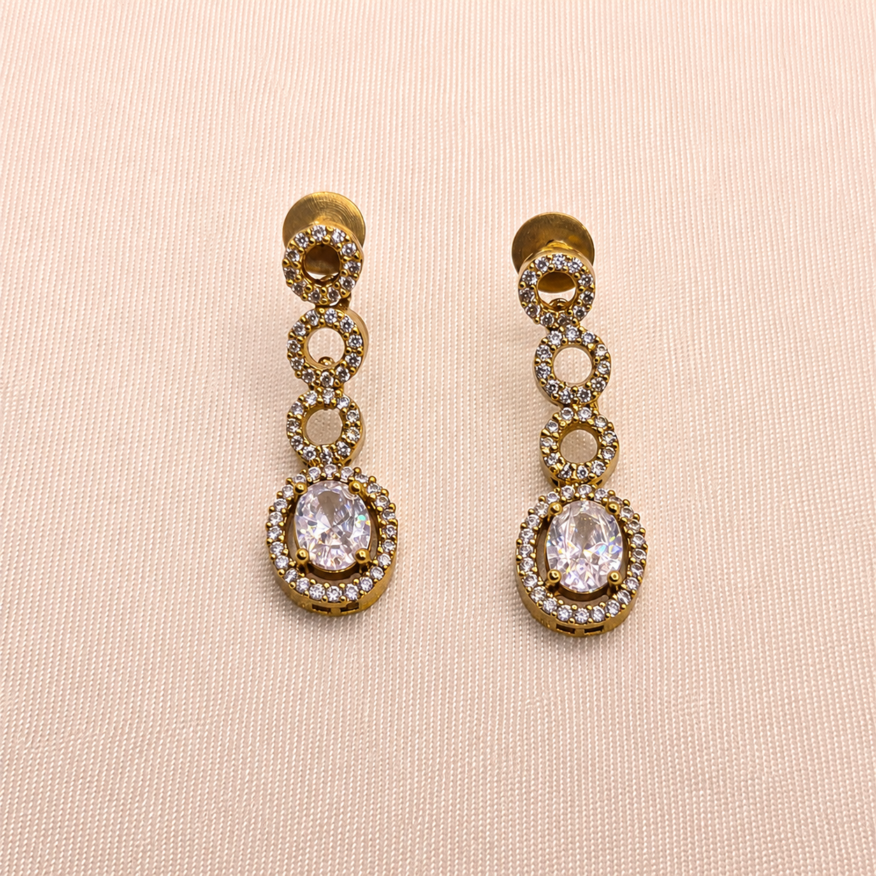 Classic CZ Designer Necklace Set