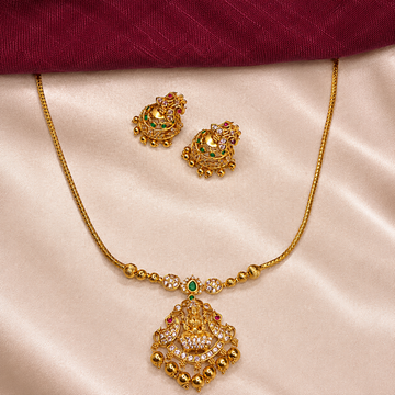 Festive Lakshmi Necklace Set