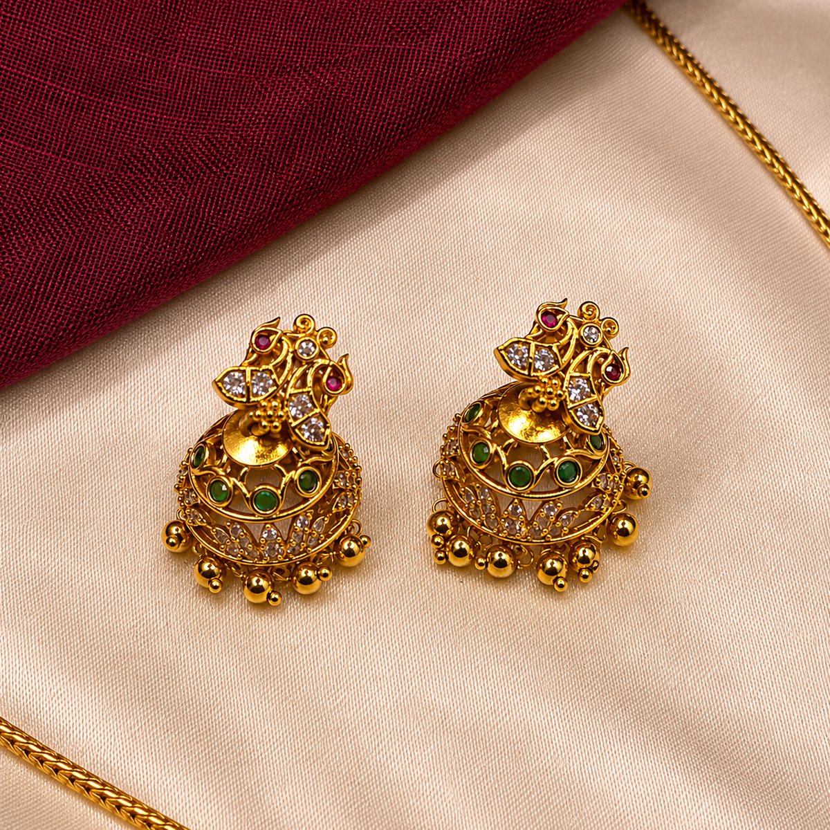 Festive Lakshmi Necklace Set