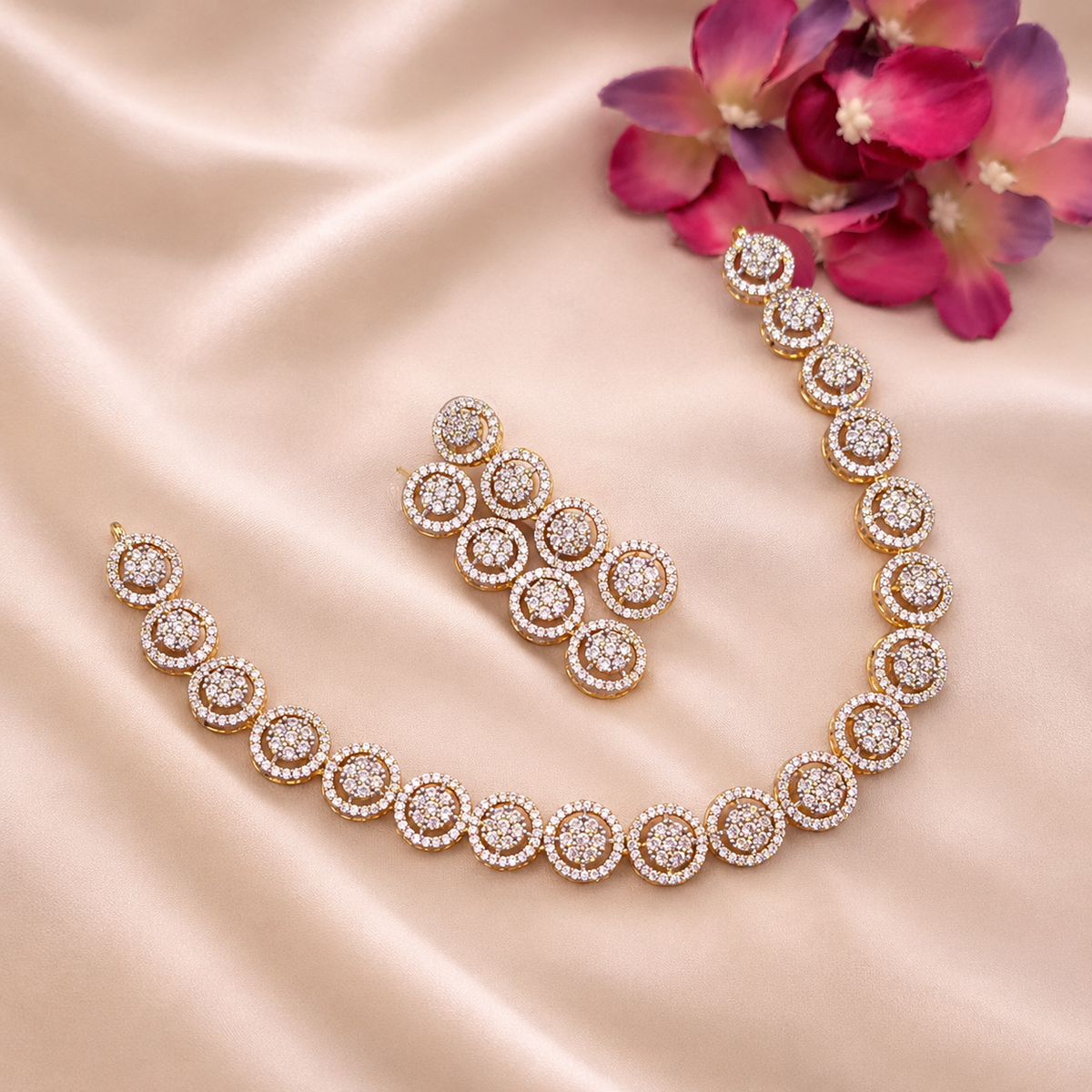 Celestial Circle Necklace Set