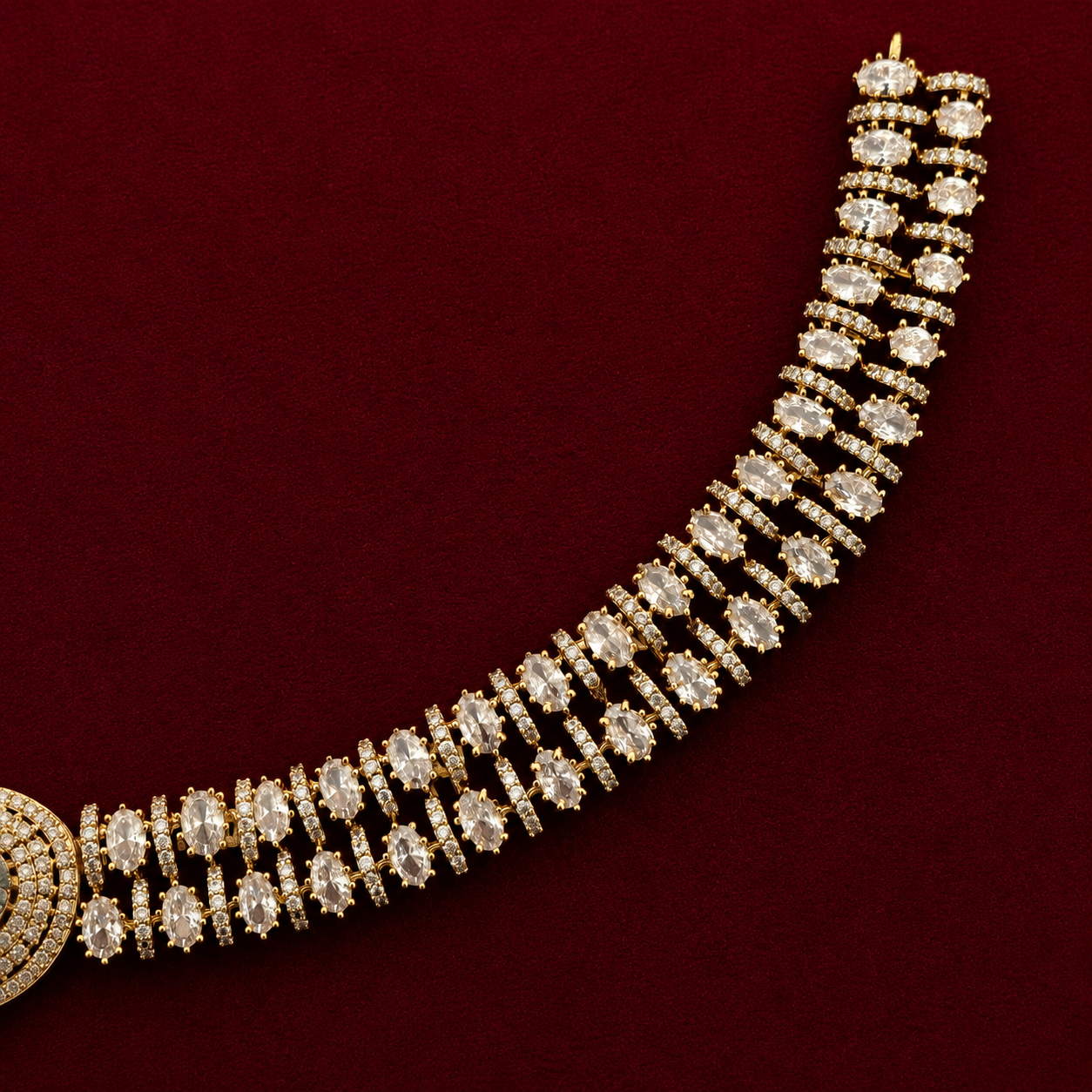 4-in-1 Interchangeable CZ Choker Set