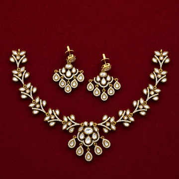 Kundan Floral Necklace Set