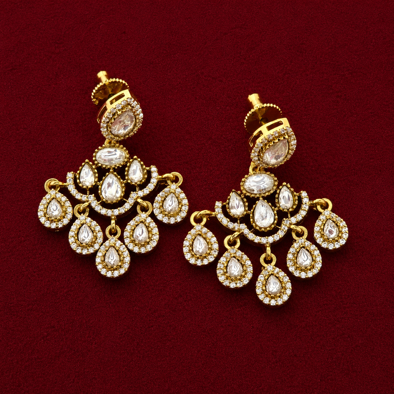 Kundan Floral Necklace Set