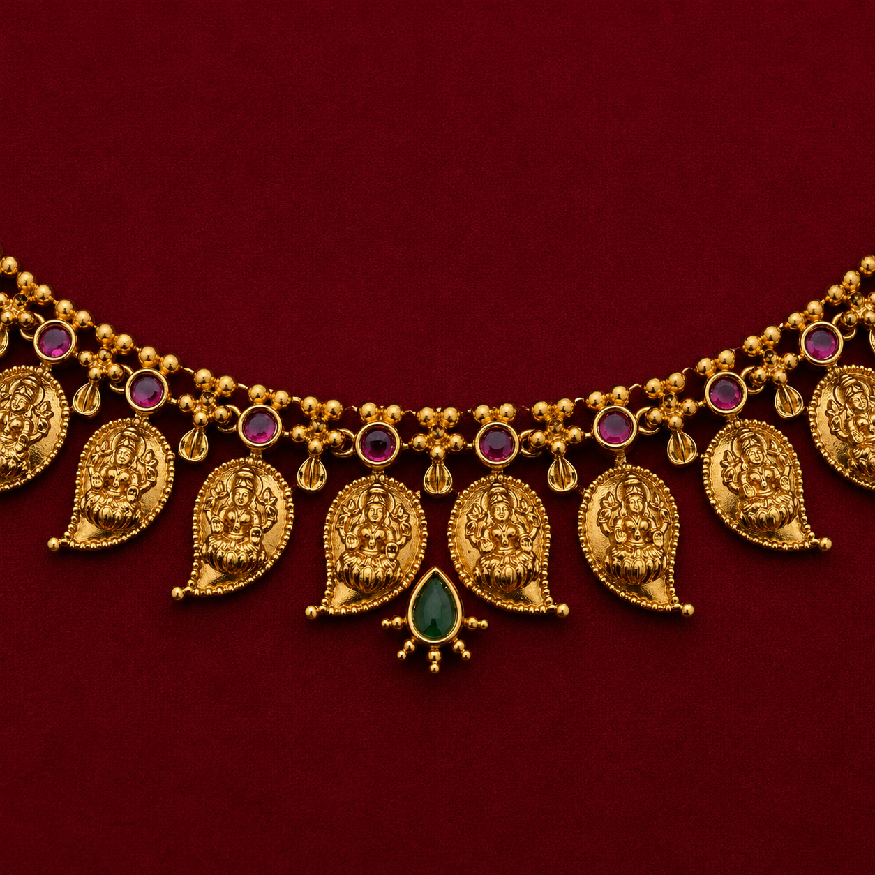 Lakshmi Paisely Necklace Set