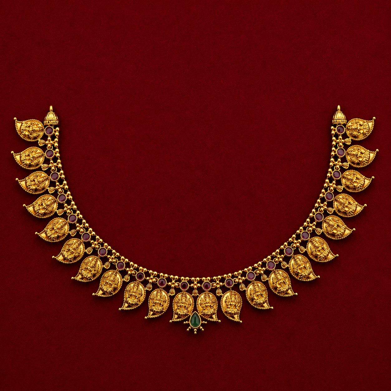 Lakshmi Paisely Necklace Set