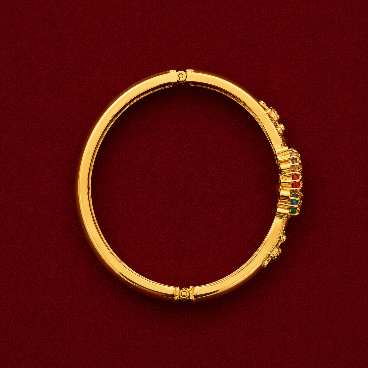 Navaratna Floral Kada