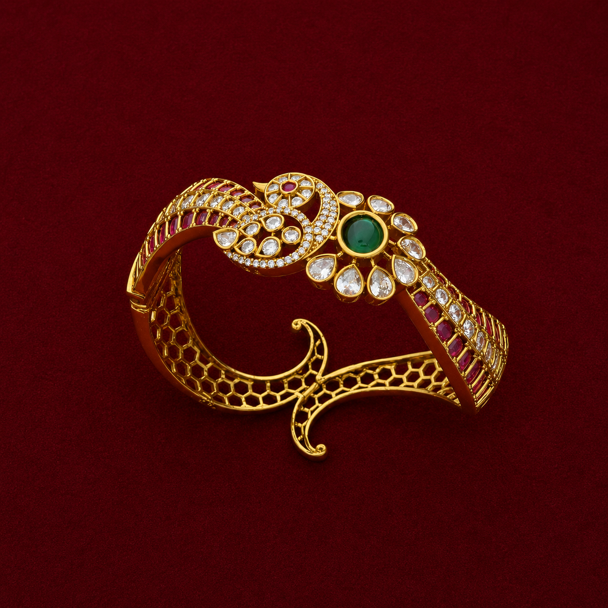 Emerald Floral Kada