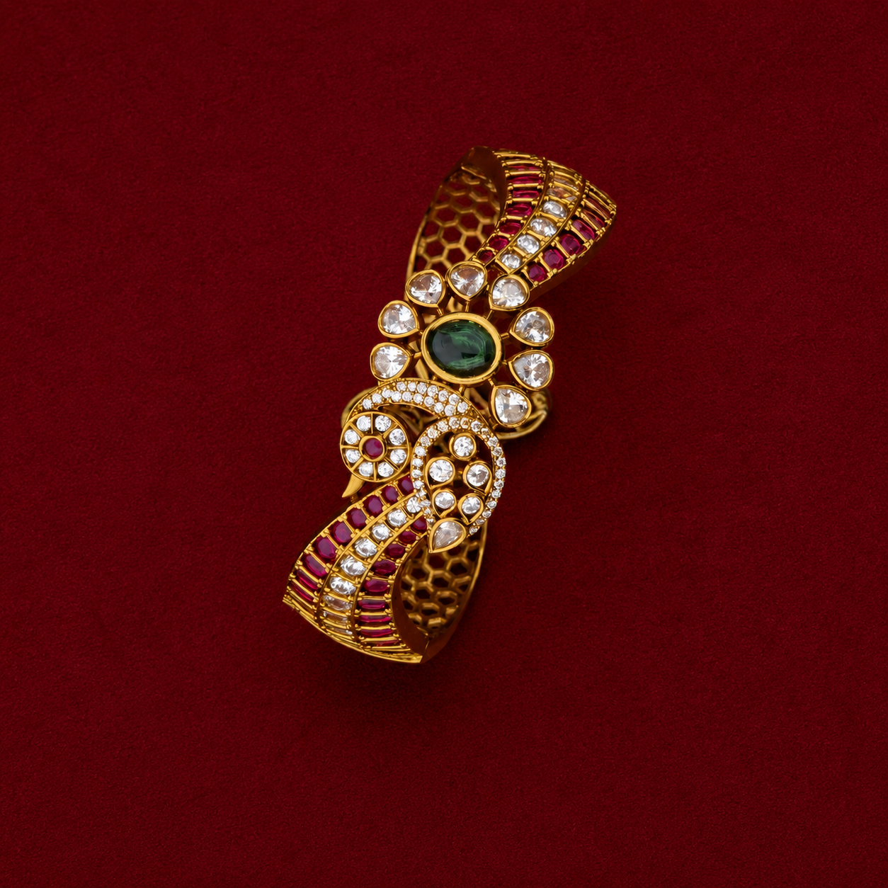 Emerald Floral Kada