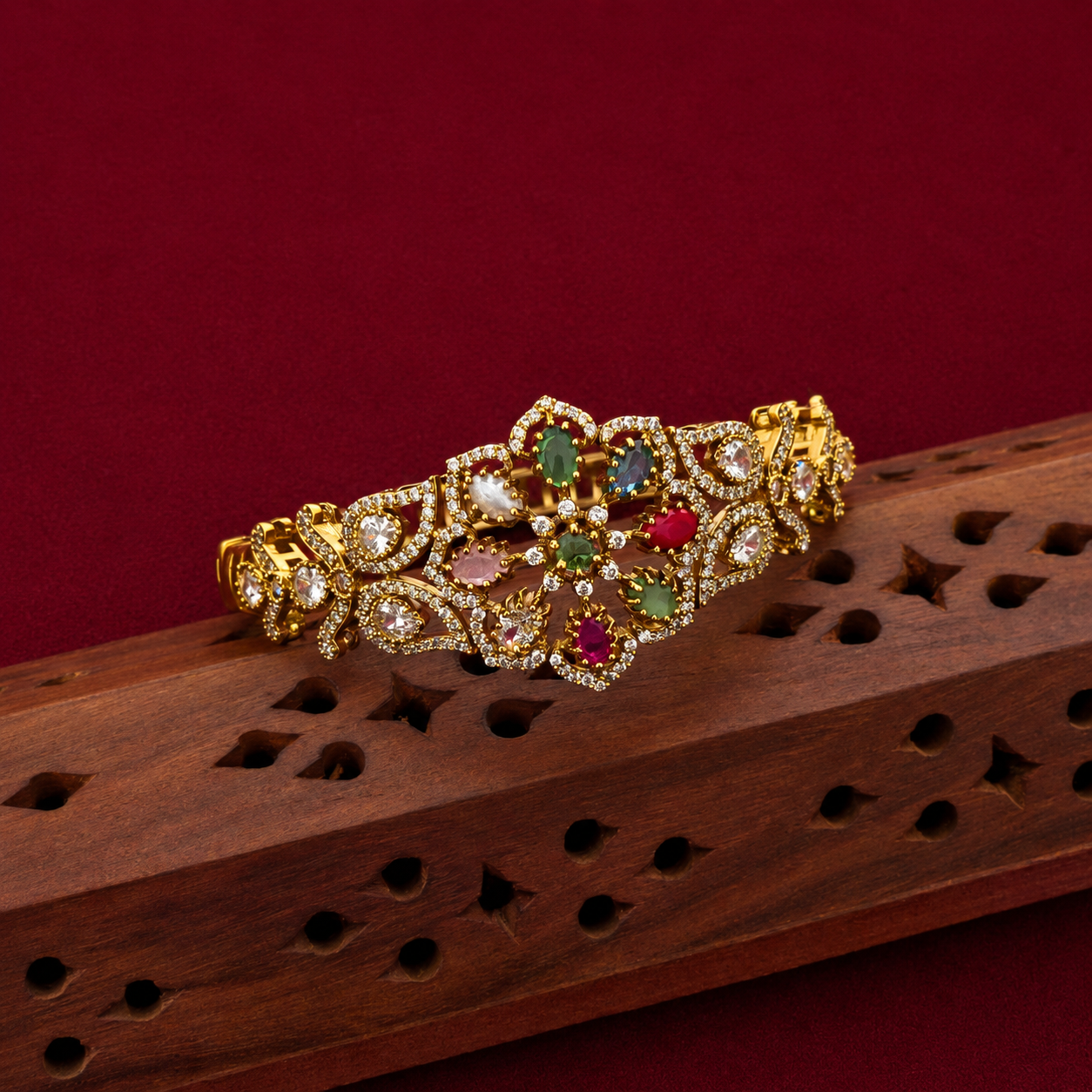 Navaratna CZ Bracelet