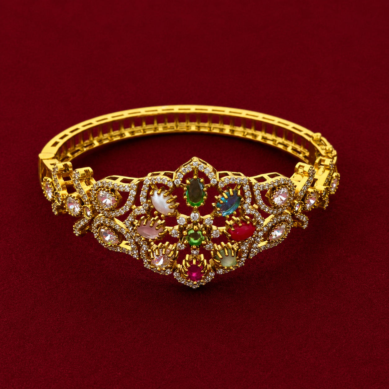 Navaratna CZ Bracelet