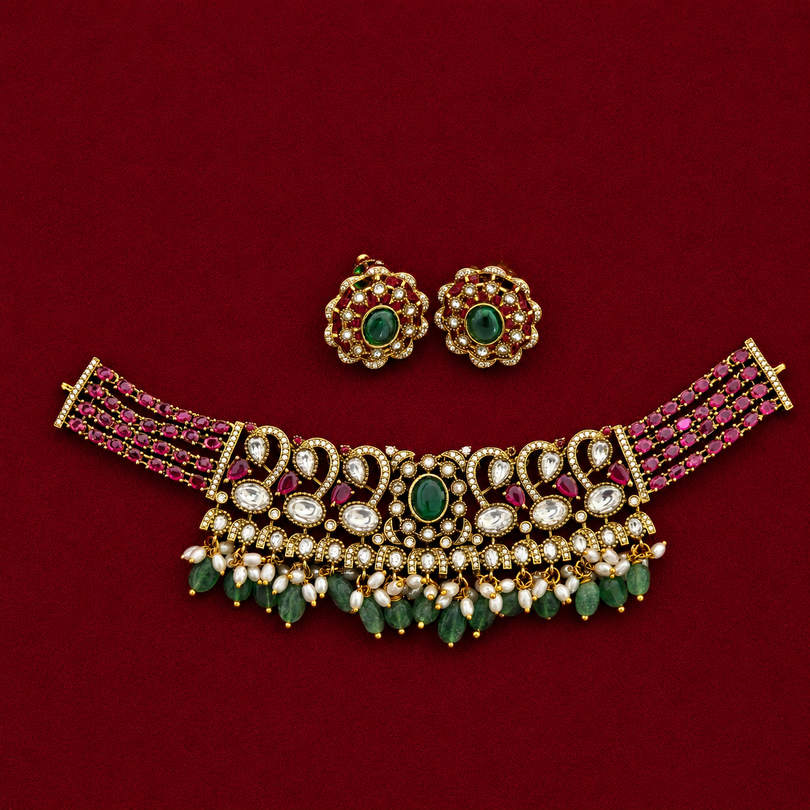 Traditional Temple Choker Necklace
