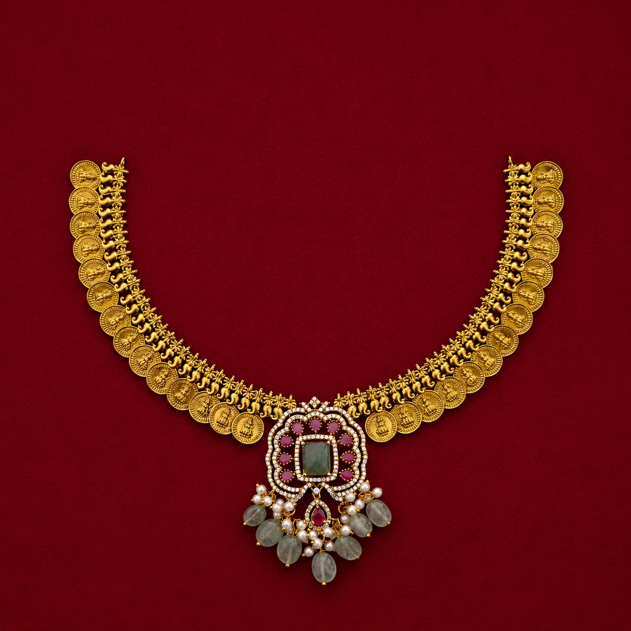 Lakshmi Coin Choker Set