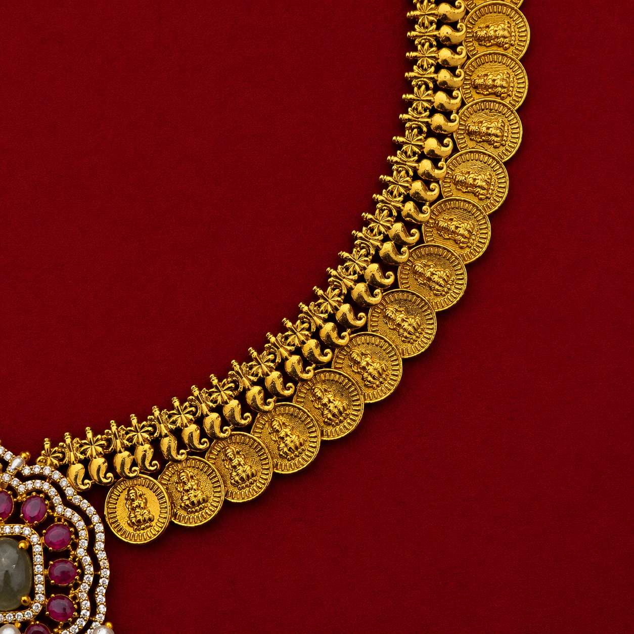 Lakshmi Coin Choker Set
