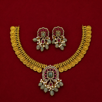 Lakshmi Coin Choker Set