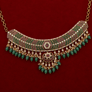Navaratna Kundan Choker Necklace Set