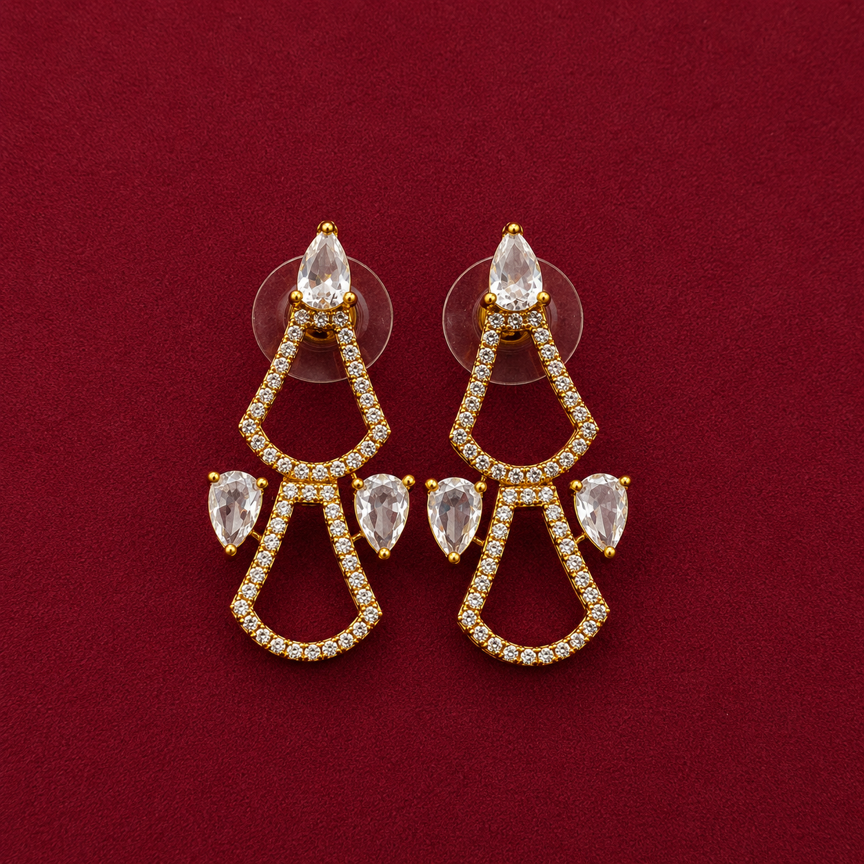 Elegant CZ Hasli Necklace Set