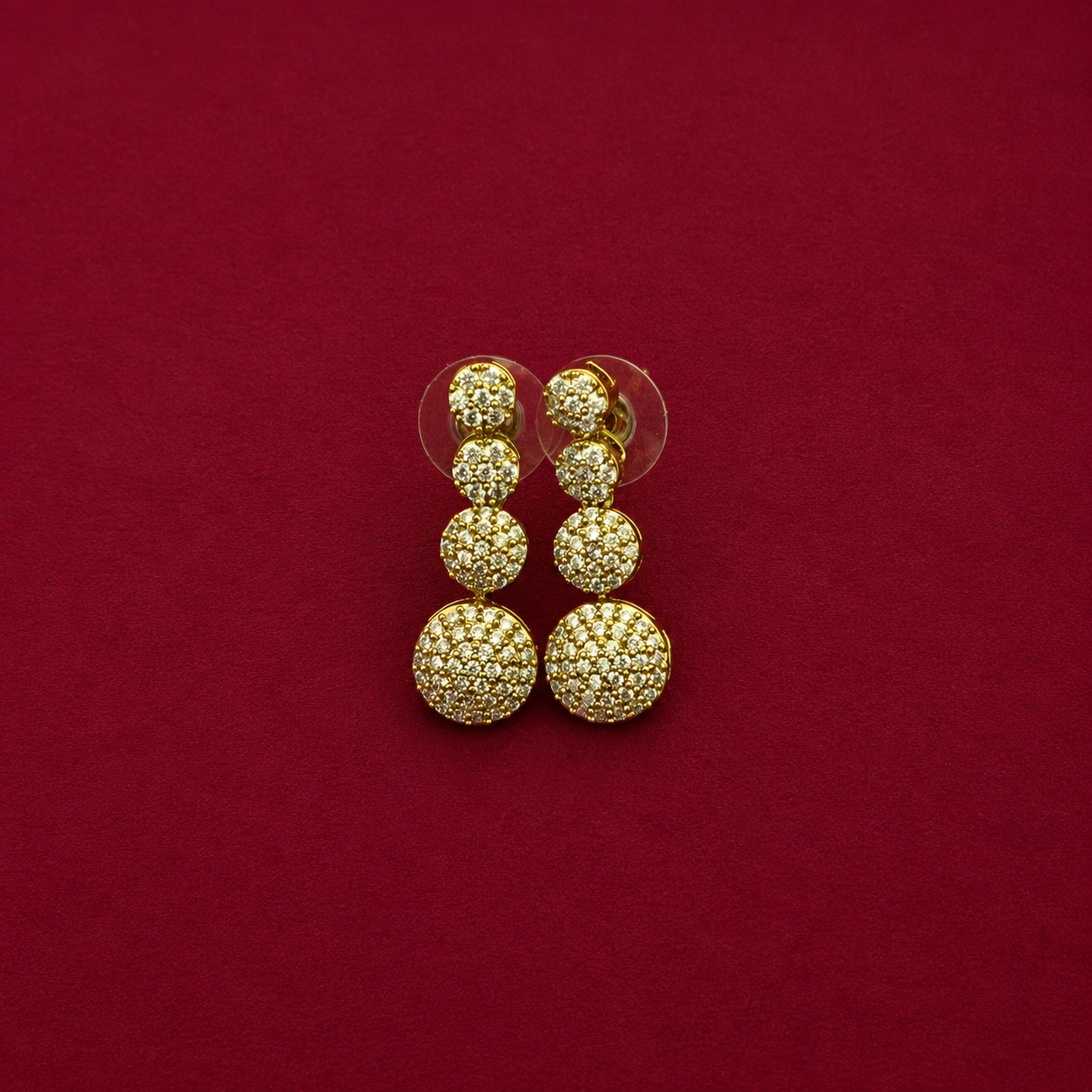 CZ Bubble Y Necklace Set