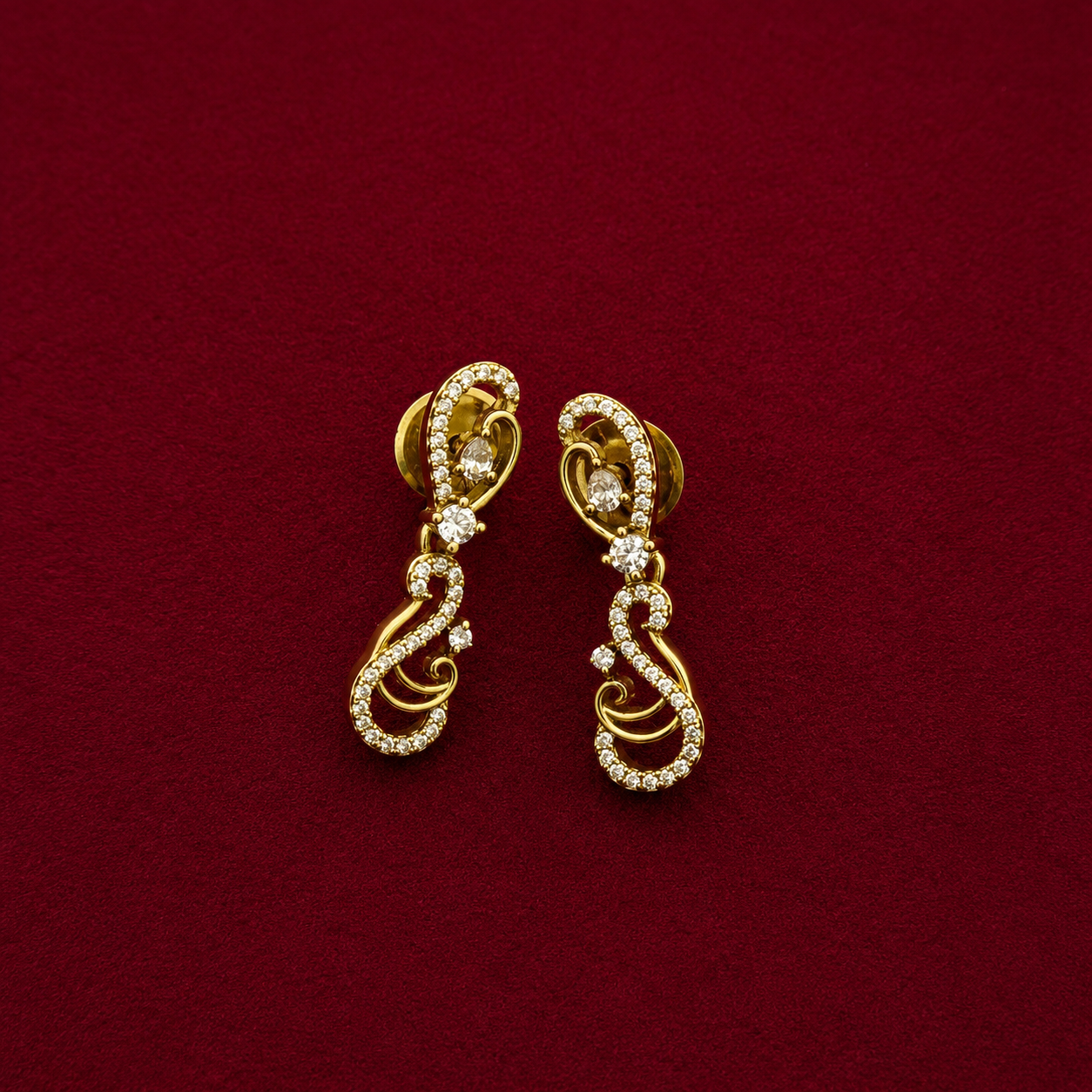 CZ Infinity Necklace Set