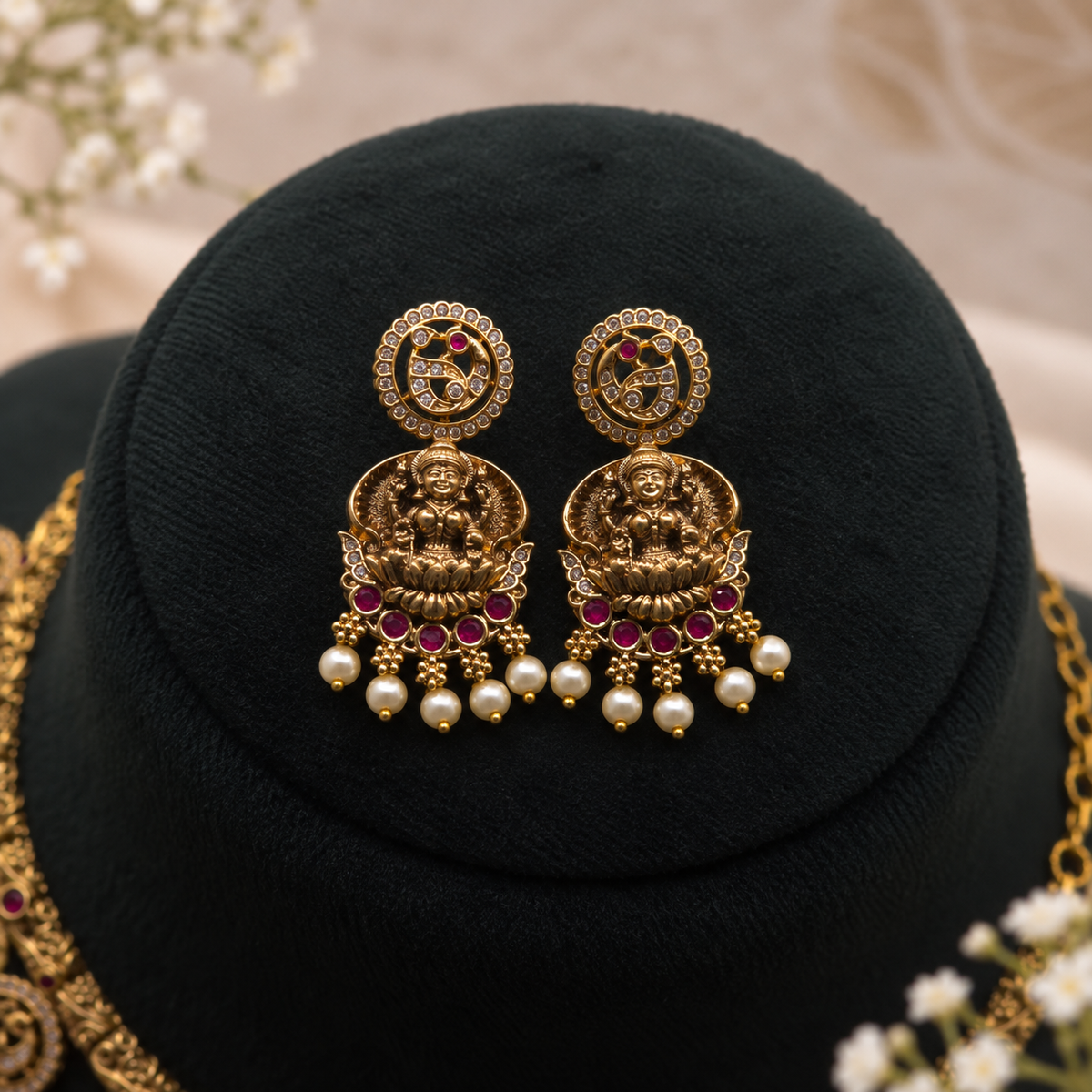 Lakshmi Coin Necklace Set