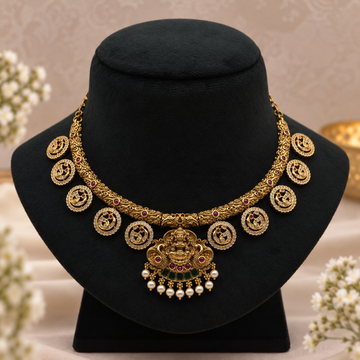 Lakshmi Coin Necklace Set
