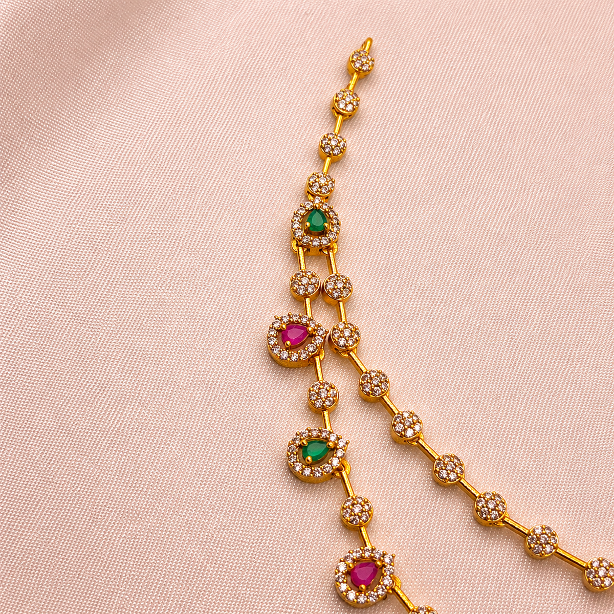 Ruby & Emerald Dual-Layer Set