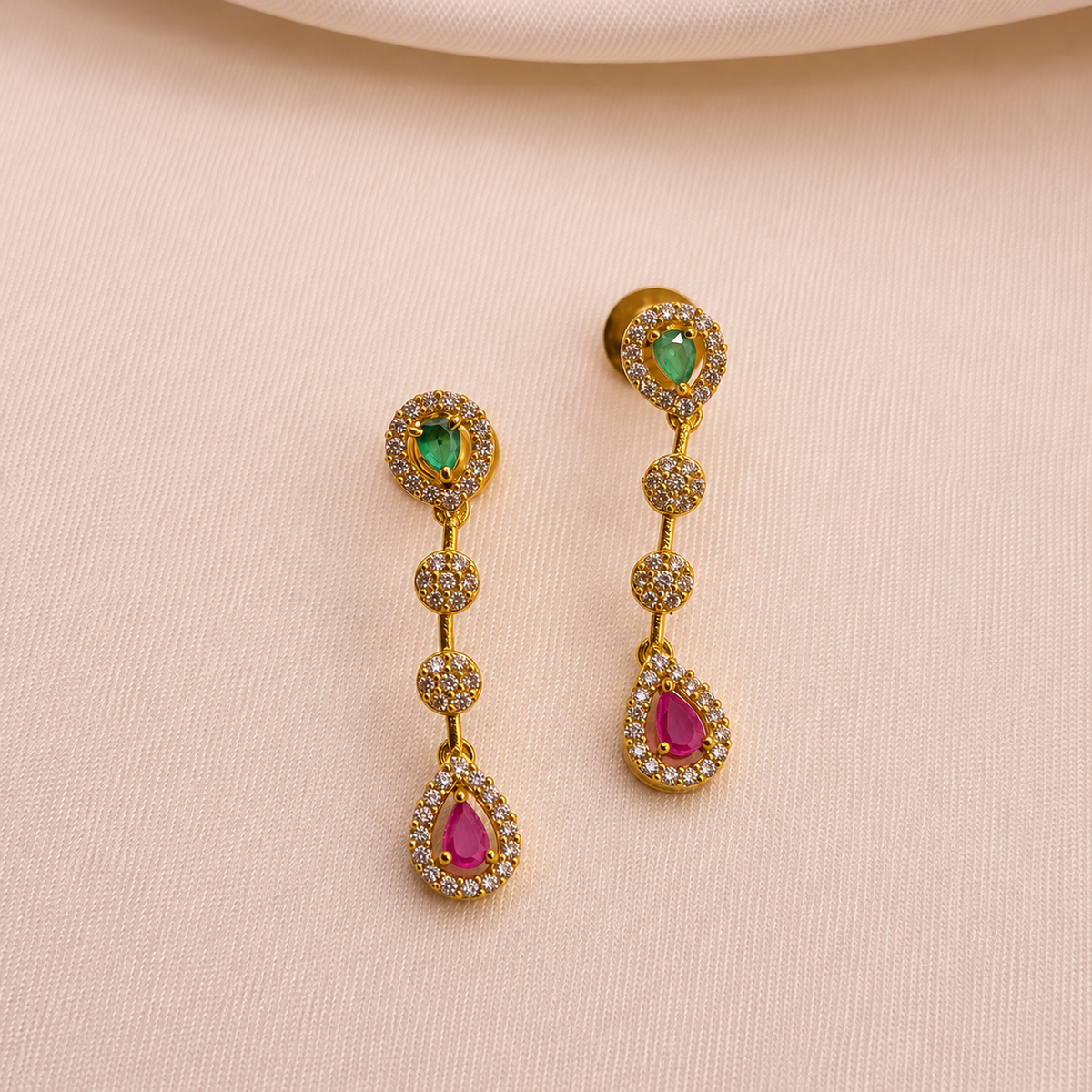 Ruby & Emerald Dual-Layer Set