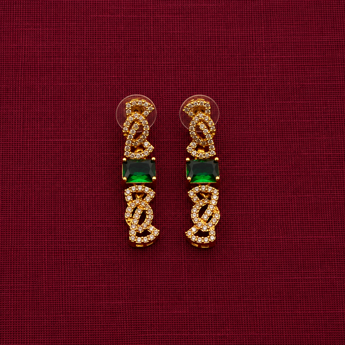 Green CZ Necklace Set