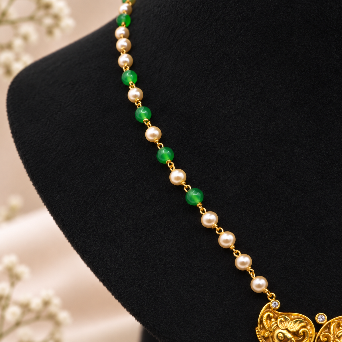 Temple Pearl Green Set