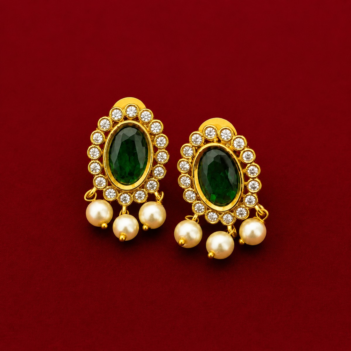 Emerald CZ Set
