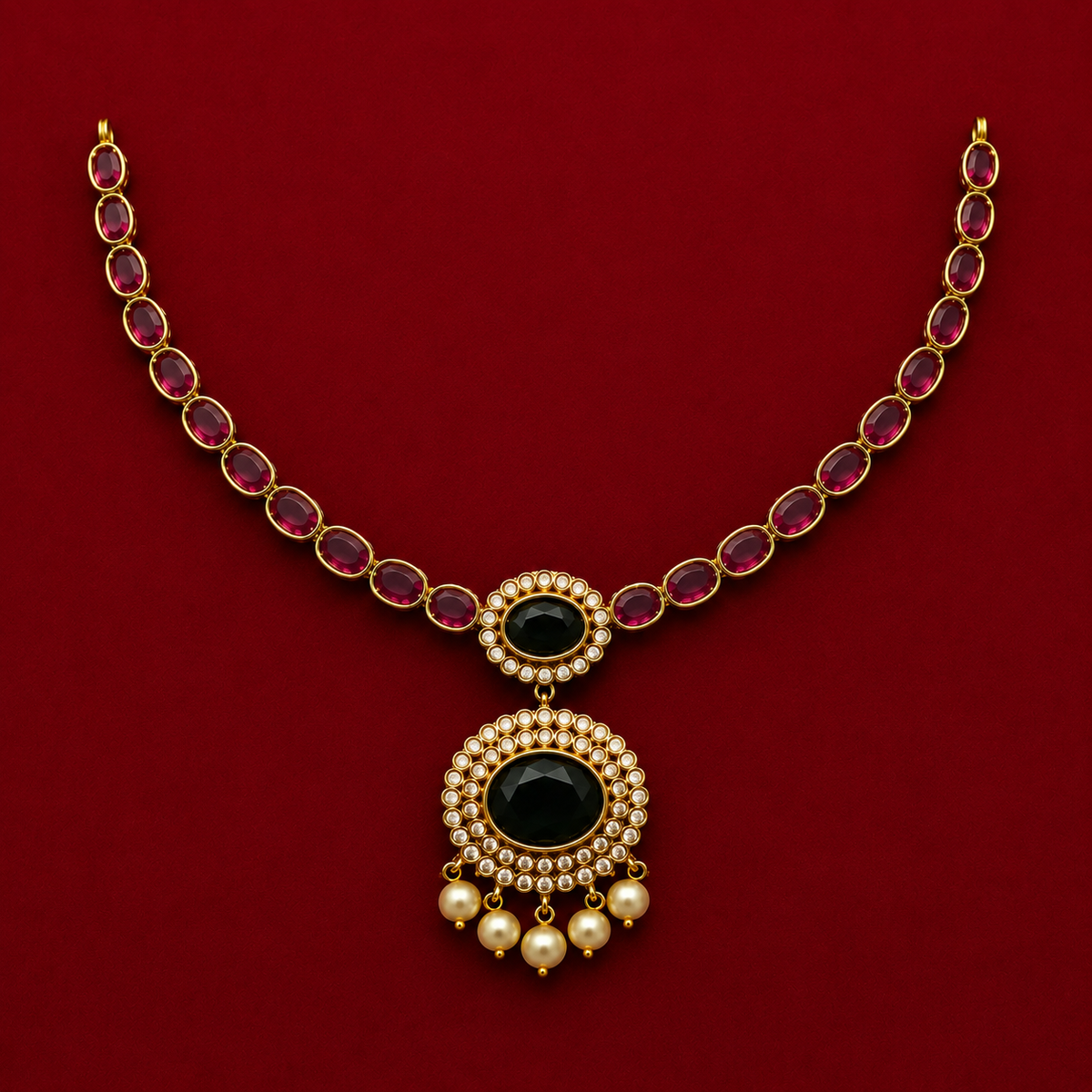 Emerald CZ Set