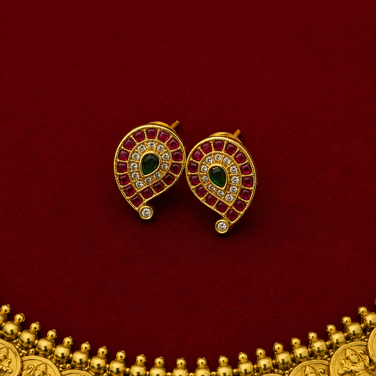 Temple Lakshmi Coin Necklace Set