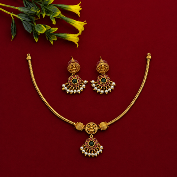 Lakshmi Temple Necklace Set