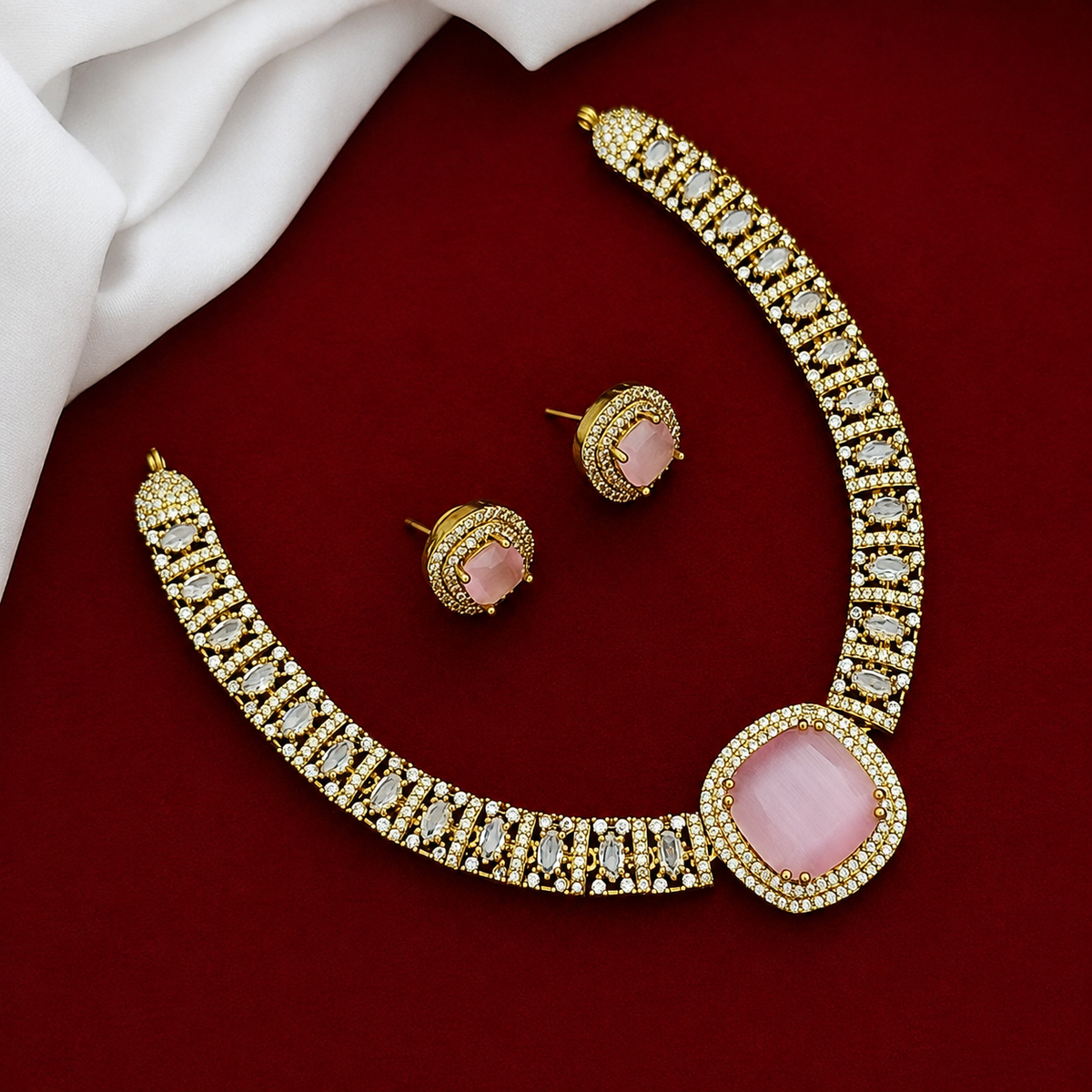 Blush Pink Cat's Eye Stone