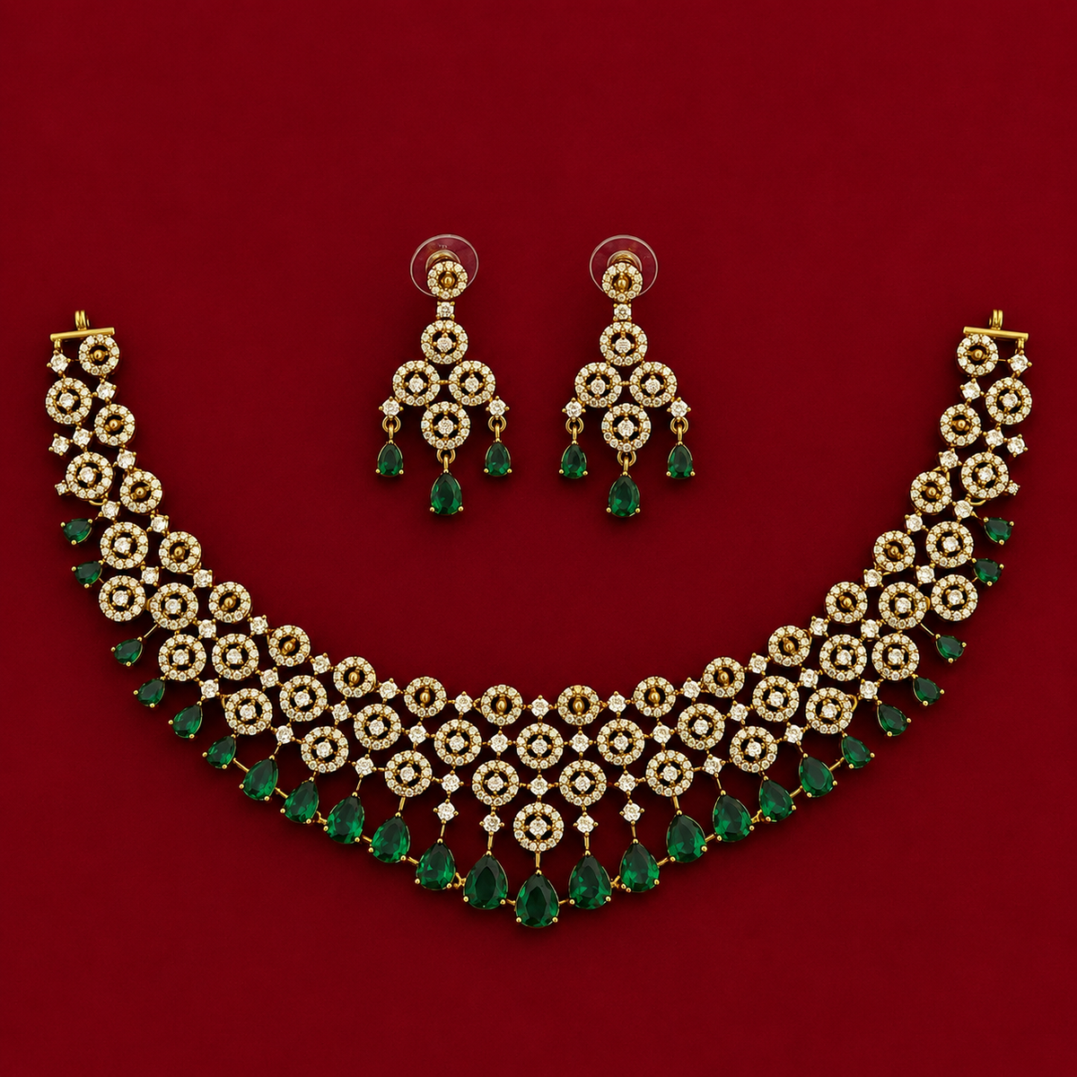 The Emerald Heirloom Choker Set