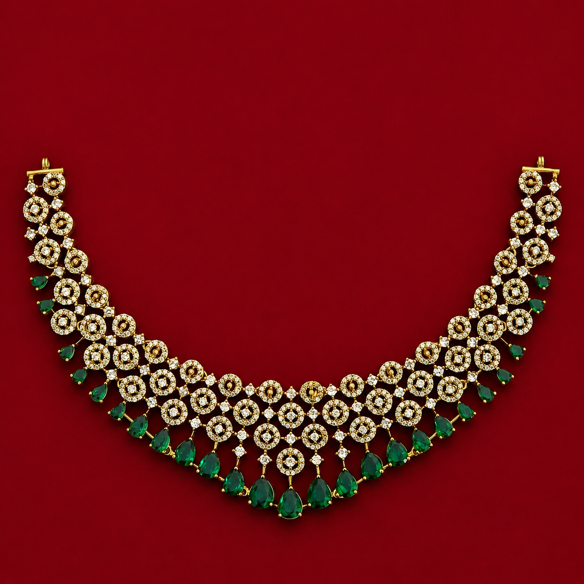 The Emerald Heirloom Choker Set
