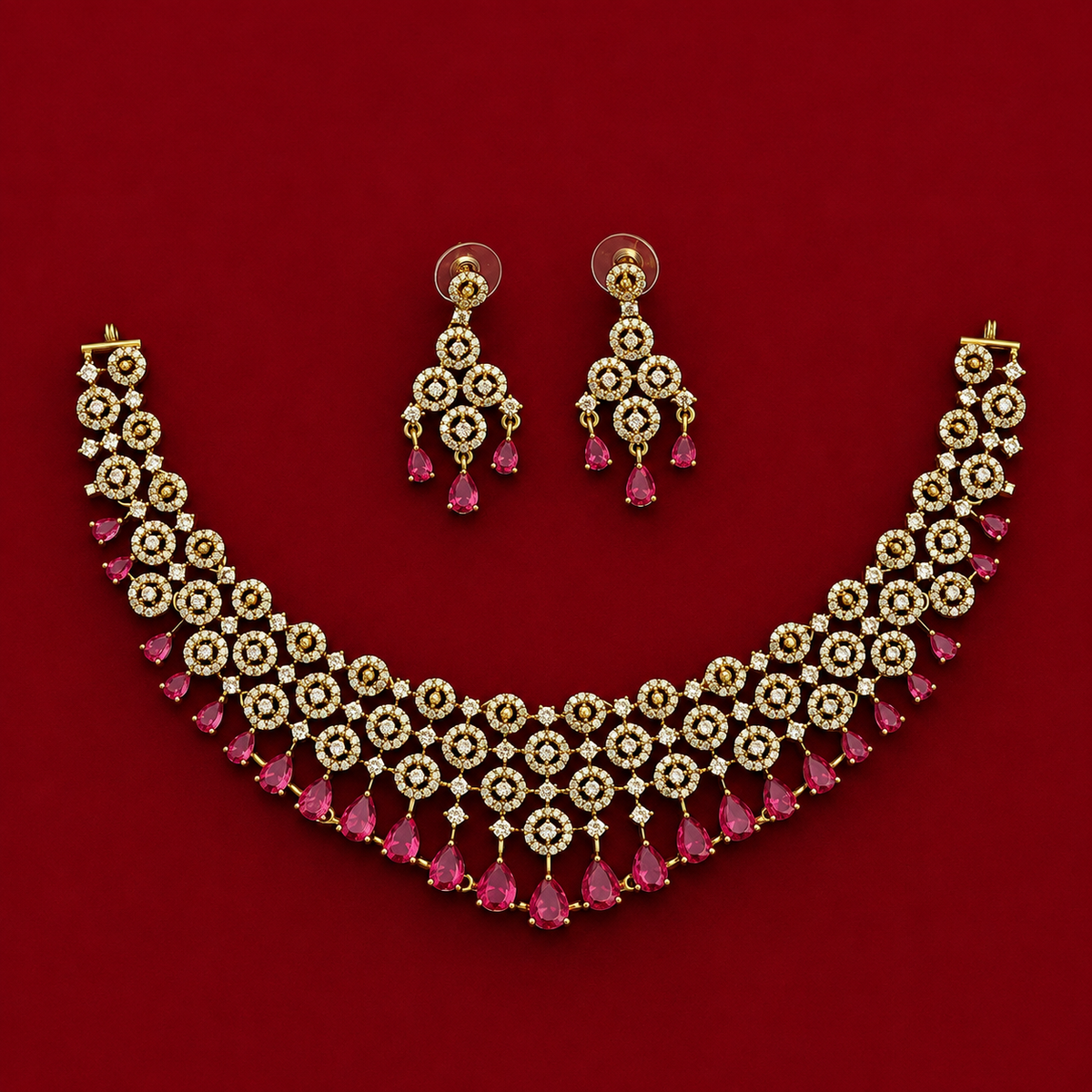 The Crimson Heirloom Choker Set