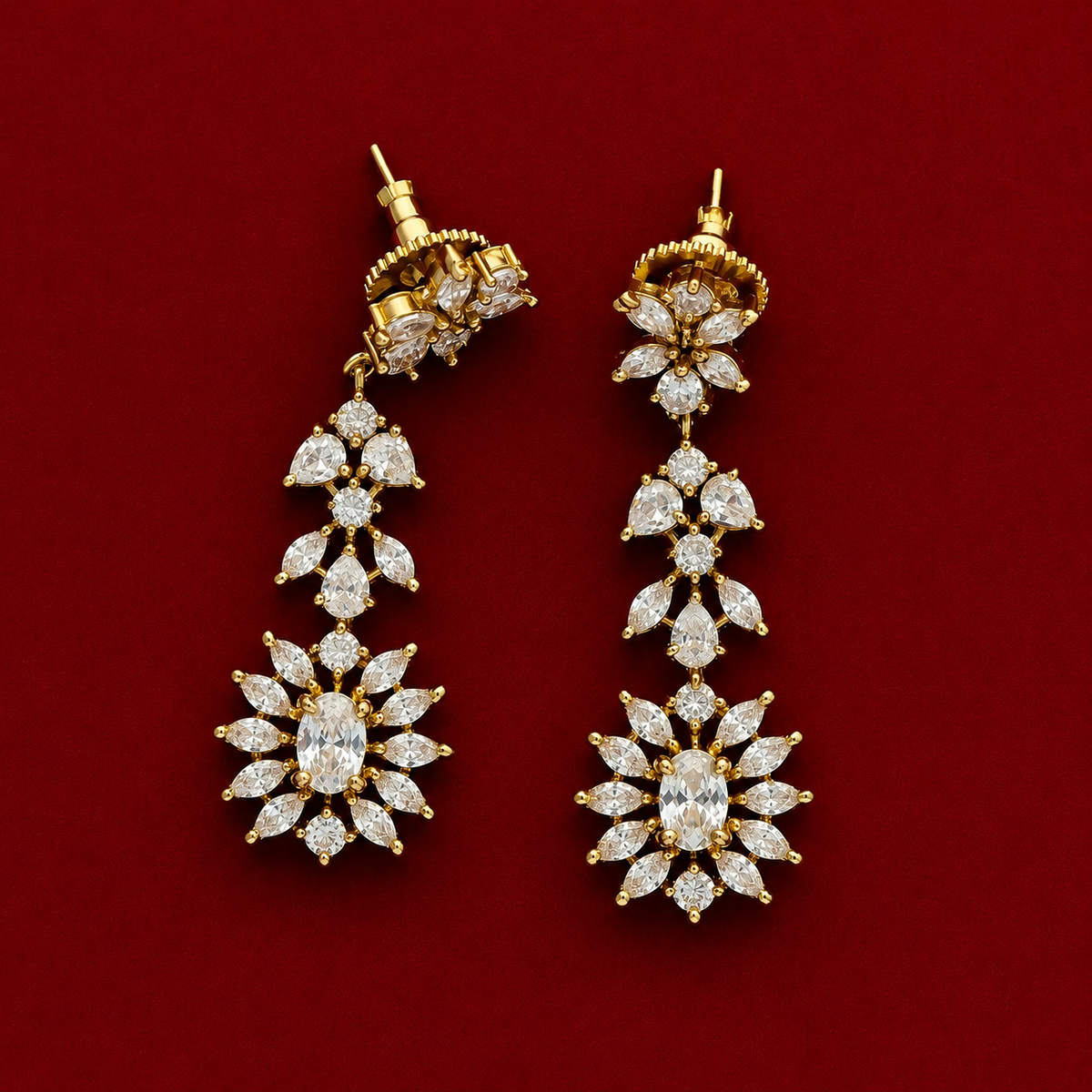 Eternal Blossom CZ Necklace Set
