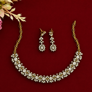 Eternal Blossom CZ Necklace Set