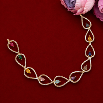 Multicolor Teardrop Necklace Set