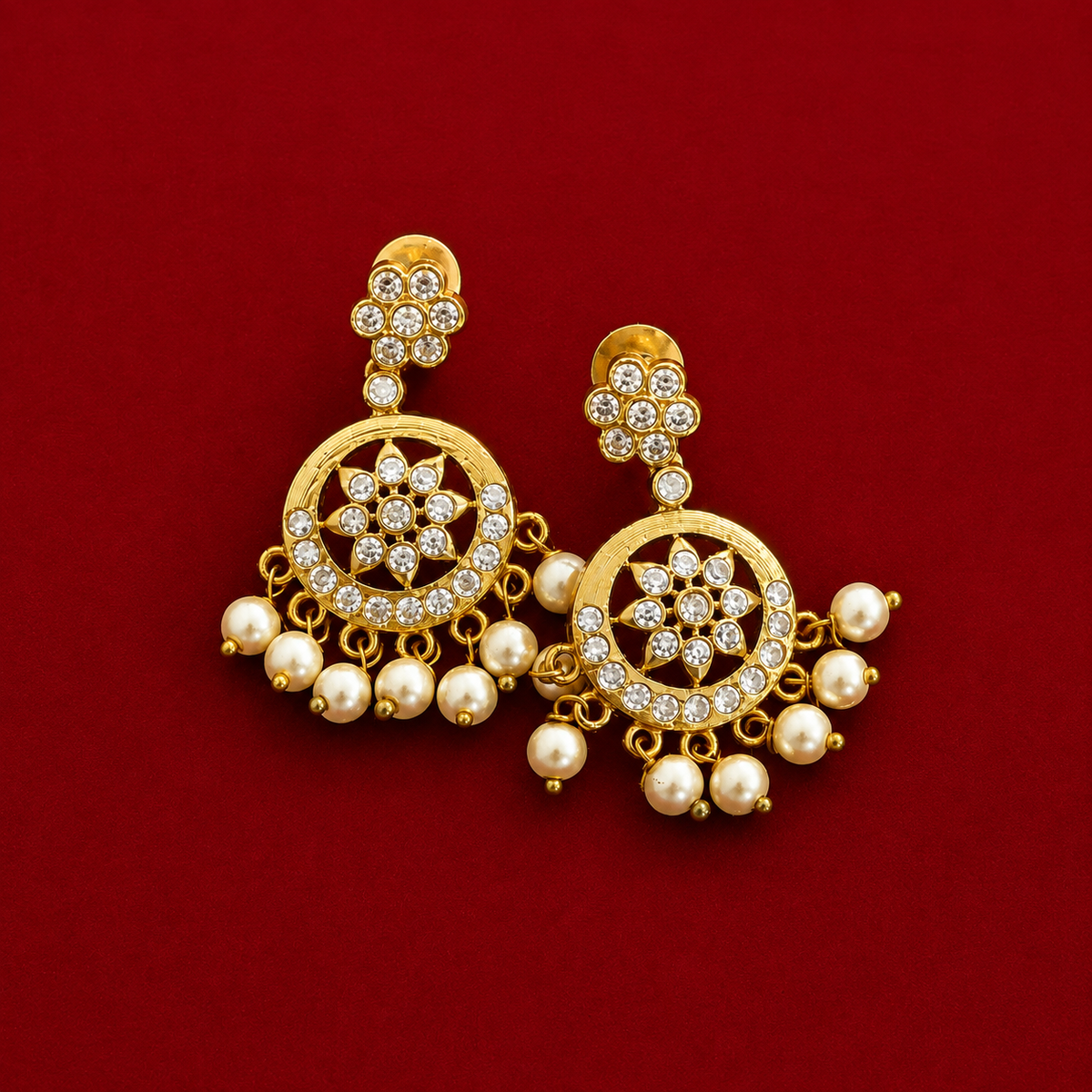 Pearl Drop AD Attigai Neckset