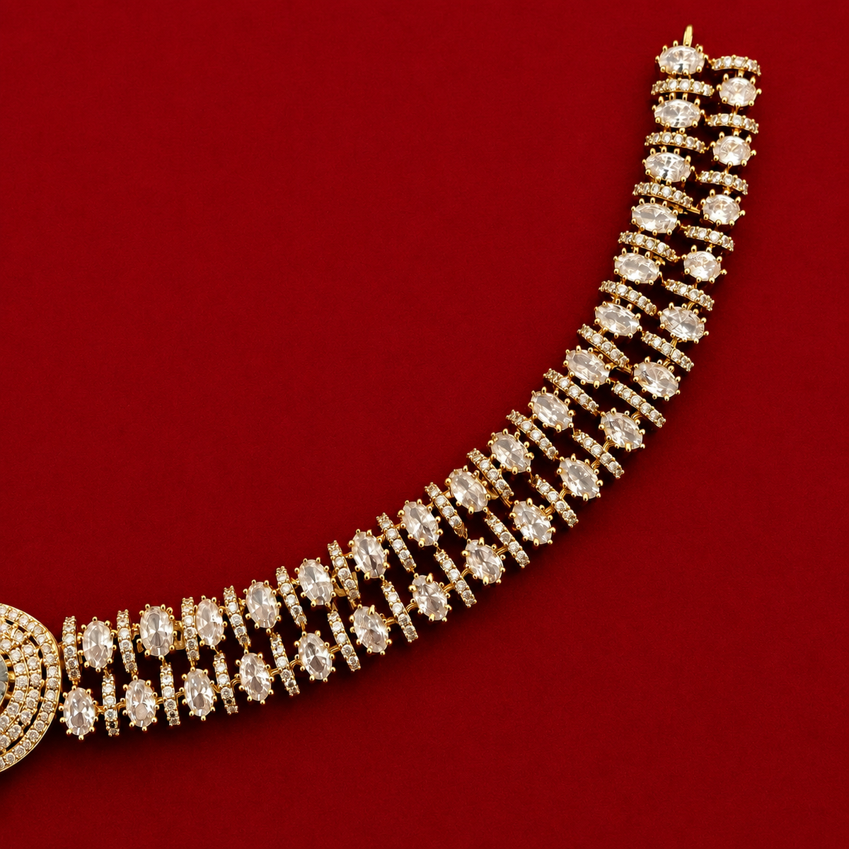 4-in-1 Interchangeable CZ Choker Set
