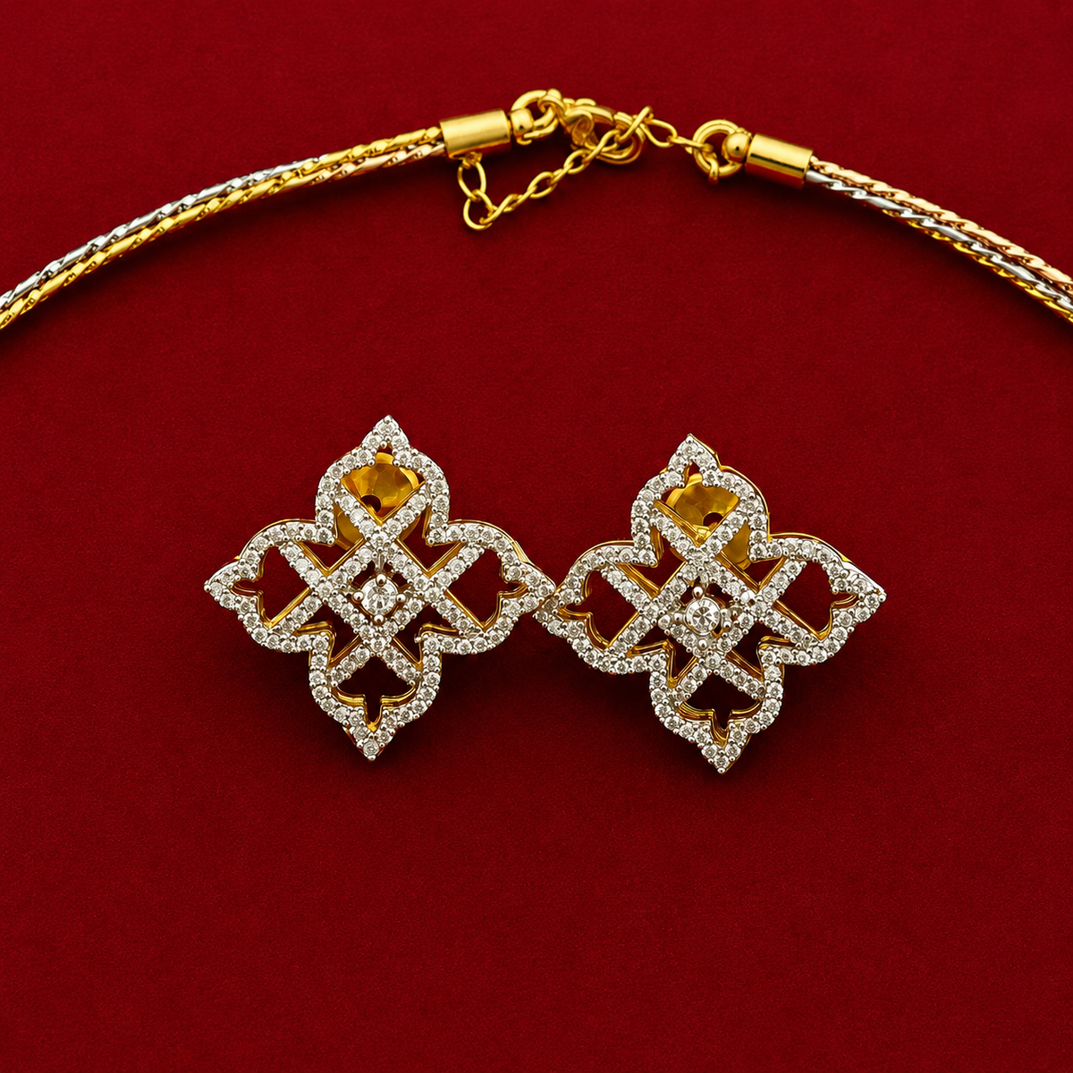 Infinity CZ Pendant Set