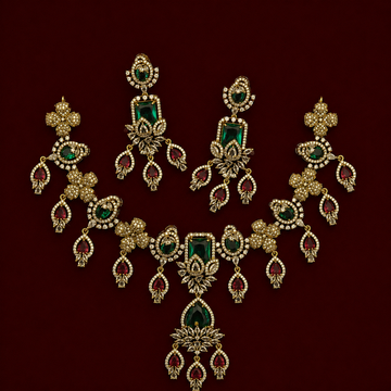 Emerald Ruby Regal CZ Set