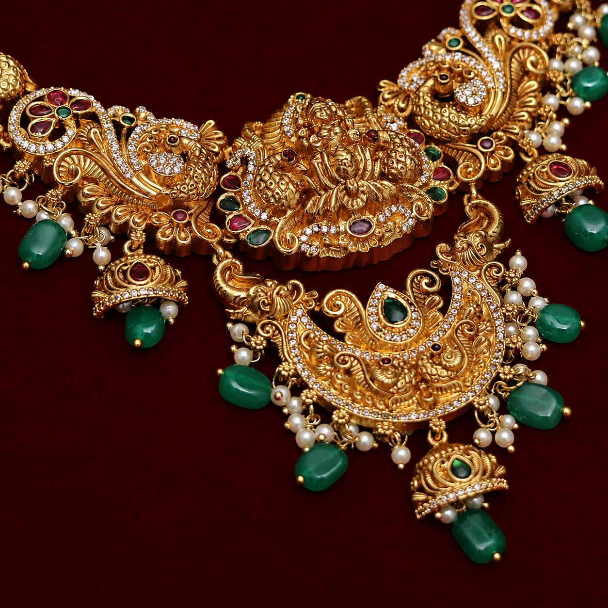 Grandeur Lakshmi Peacock Haram