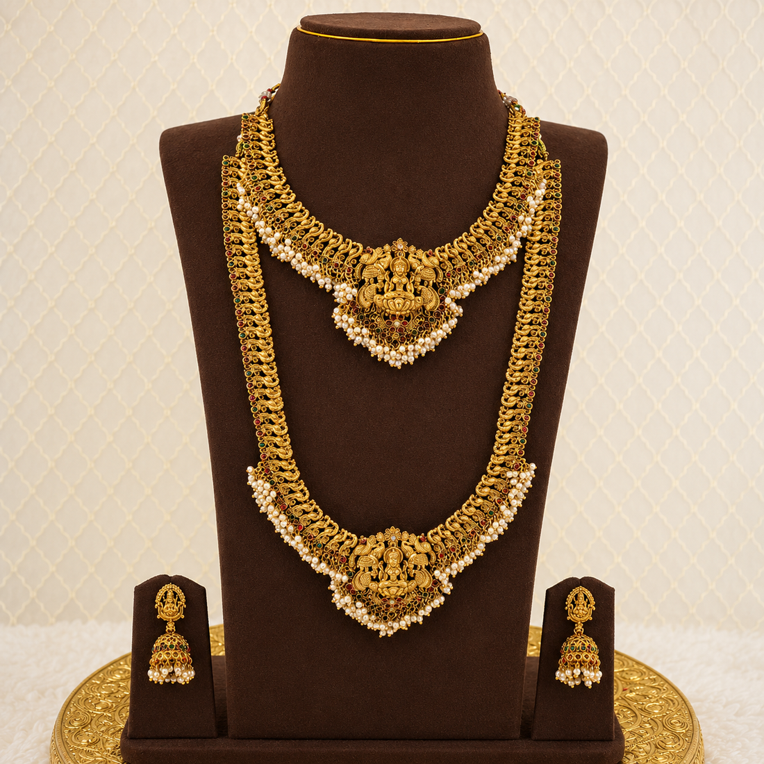 Lakshmi Pearl Bridal Set